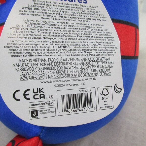 Squishmallows Original Marvel Spidey and His Amazing Friends HugMees‎ Plush Toy - Picture 5 of 8